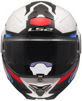 Ls2 klaphelm ff910 advant ii triple hjelm ff910 advant ii triple 3xl wh blå rød