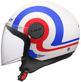 Ls2 jet hjelm of558 sphere lux ii urby hjelm sphere lux ii urby hvid bl rød mat s