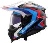 Ls2 enduro hjelm mx701 explorer carbon frontier ii hjelm explorer carbo frontier ii hvid blå s