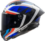 Ls2 helhjelm ff805 thunder carbon gp raute hjelm ff805 thunder gp diamant blå rød gr. m