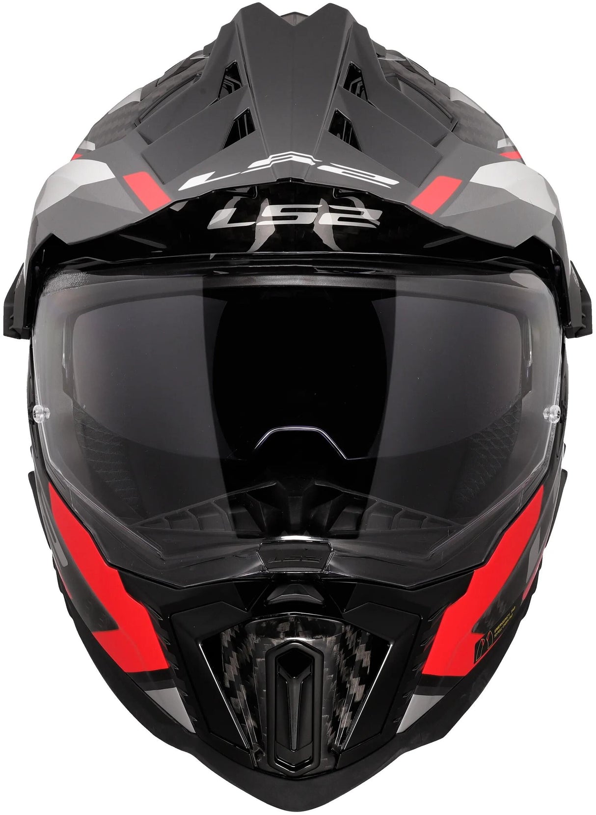 Ls2 enduro hjelm mx701 explorer carbon frontier ii hjelm explorer carbo frontier ii rød gr. xl