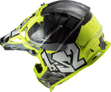 Ls2 børne motocross hjelm mx437 fast evo ii mini knuser