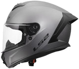 Ls2 helhjelm ff820 rapid iii solide hjelme ff820 rapid i solid mat titanium l