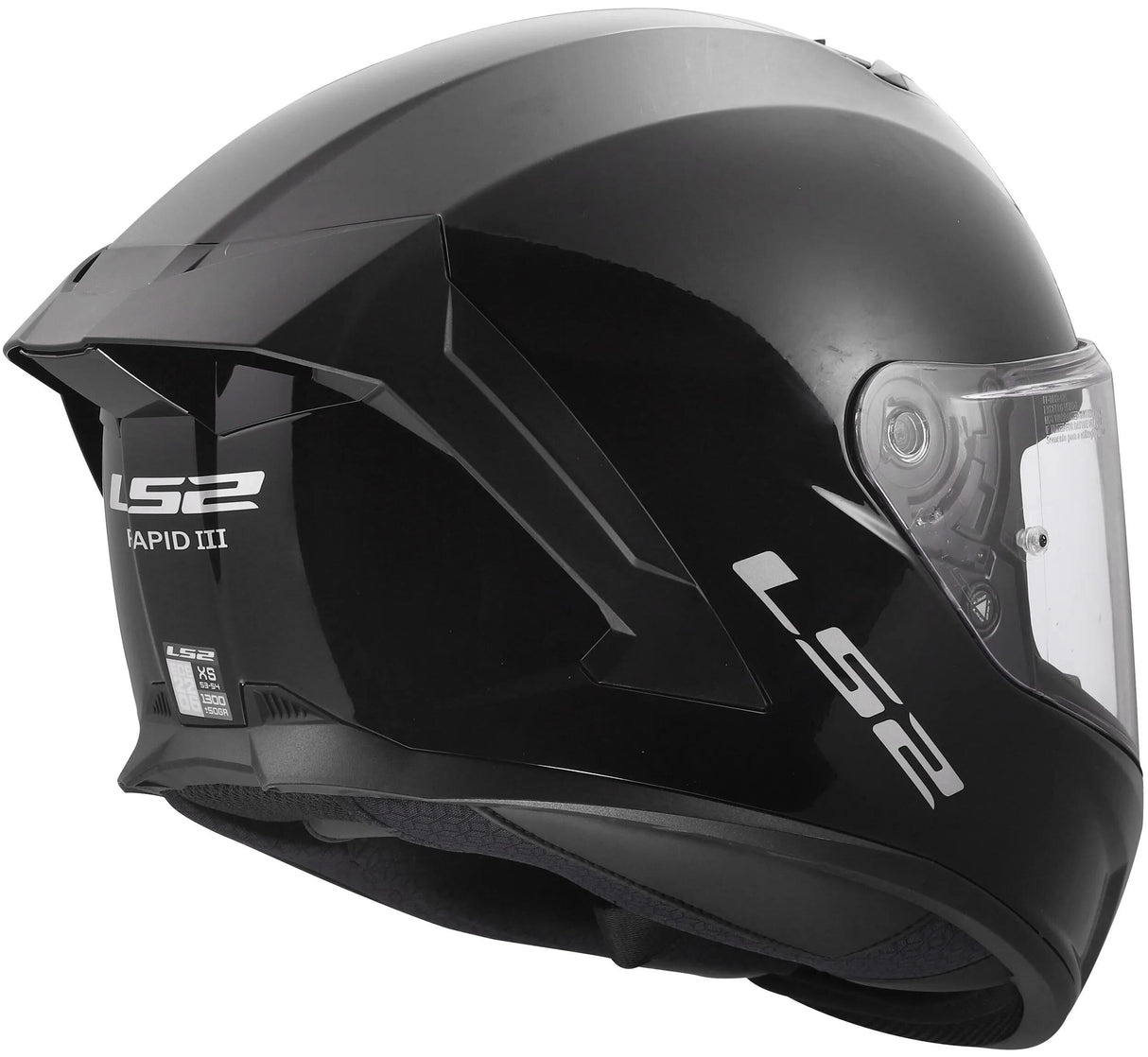 Ls2 helhjelm ff820 rapid iii solide hjelme ff820 rapid i solid sort gr. xxl