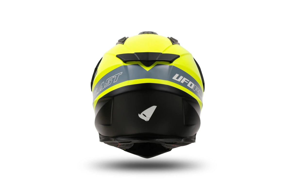 Ufo plast enduro hjelm aries hjelm aries s gul sort