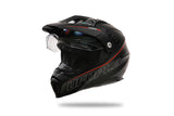 Ufo plast enduro hjelm aries hjelm aries l sort rød