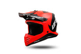 Ufo plast børnemotocross hjelm korey, aftagelig hjelm ufo plst korey s sort rød