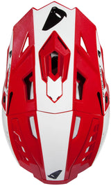 Ufo plast motocross hjelm echus hjelm echus m rød hvid