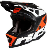 Ufo plast motocross hjelm echus hjelm echus m bl. orange hvid mat