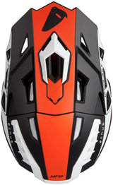 Ufo plast motocross hjelm echus hjelm echus m bl. orange hvid mat