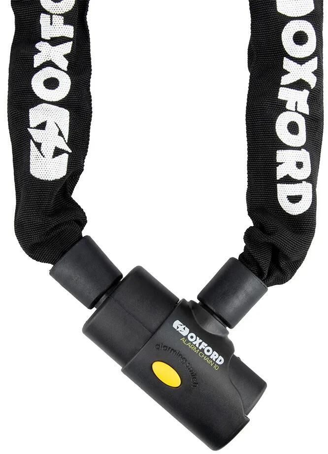 Oxford kædelås alarmkæde 10 kædeled 10mm x 1,2m sort alarm