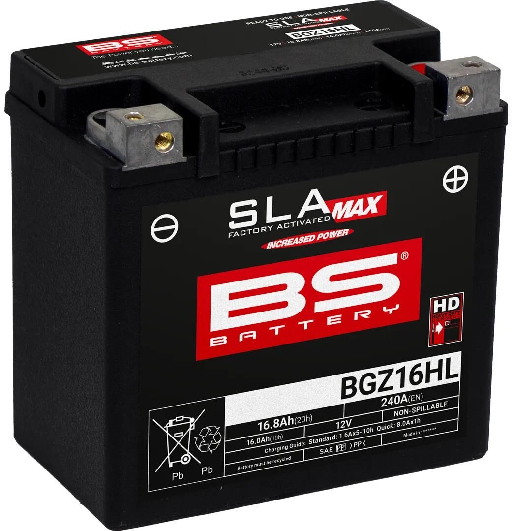 Bs-batteri batteri bgz16hl batteri bgz16hl bs sla-max hd