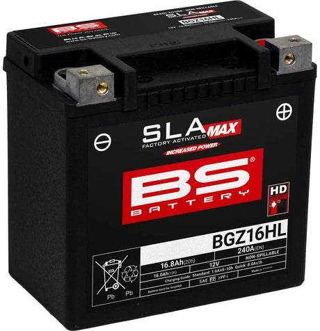 Bs-batteri batteri bgz16hl batteri bgz16hl bs sla-max hd