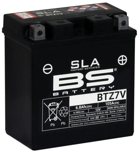 Bs batteri batteri btz7v batteri btz7v bs sla