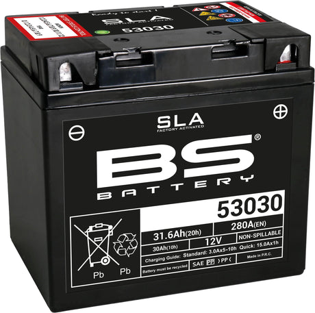 Bs-batteri batteri 53030 batteri 53030 bs sla