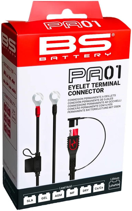 BS-batteritilbehør øjekabel batteri pa01 m. beskyttelse