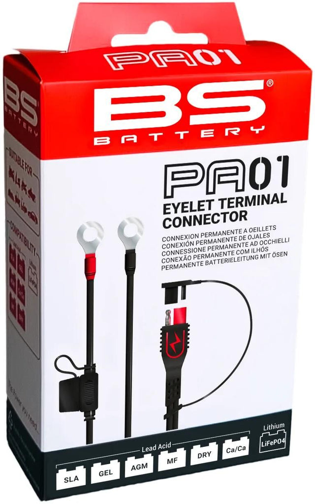 BS-batteritilbehør øjekabel batteri pa01 m. beskyttelse