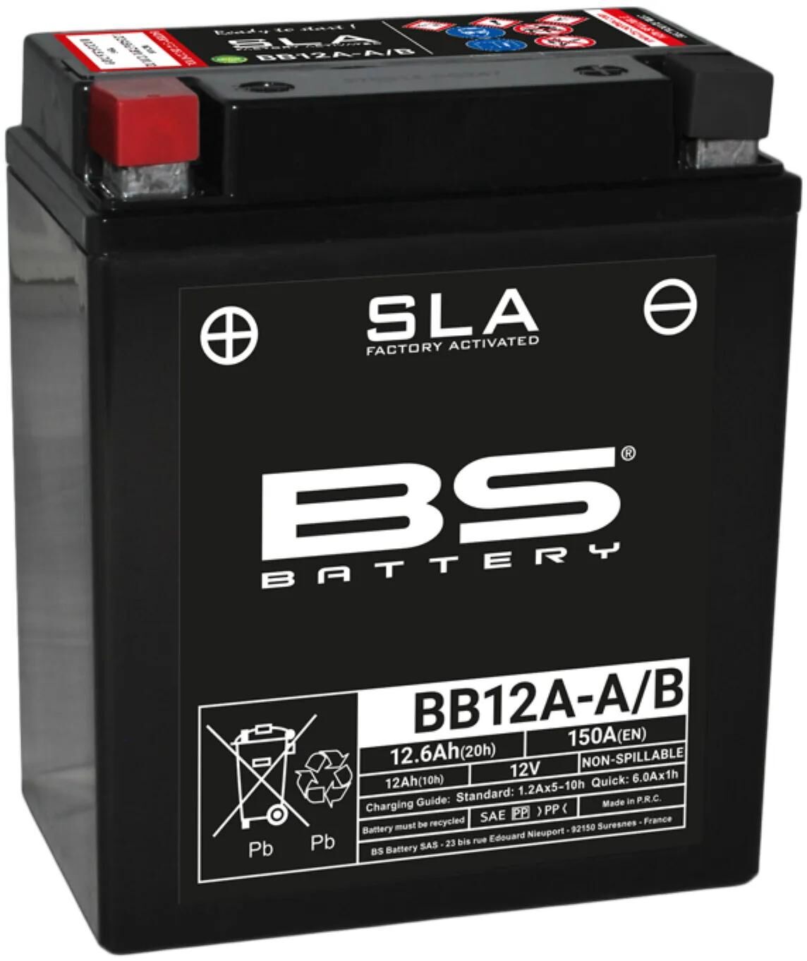 Bs-batteri batteri bb12a-a b batteri bb12a-a b bs sla