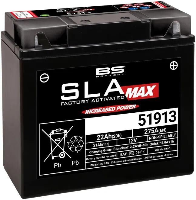 BS-batteri batteri 51913 batteri 51913 bs sla-max