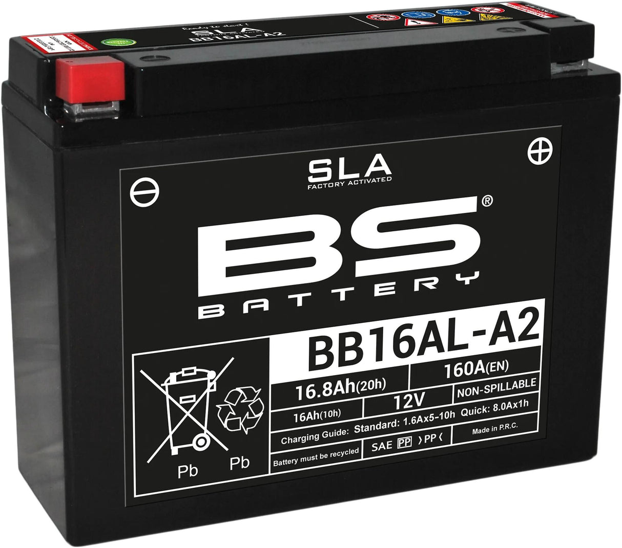 Bs-batteri batteri bb16al-a2 batteri bb16al-a2 bs sla