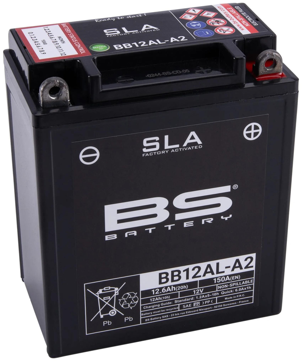 Bs-batteri batteri bb12al-a2 batteri bb12al-a2 bs sla