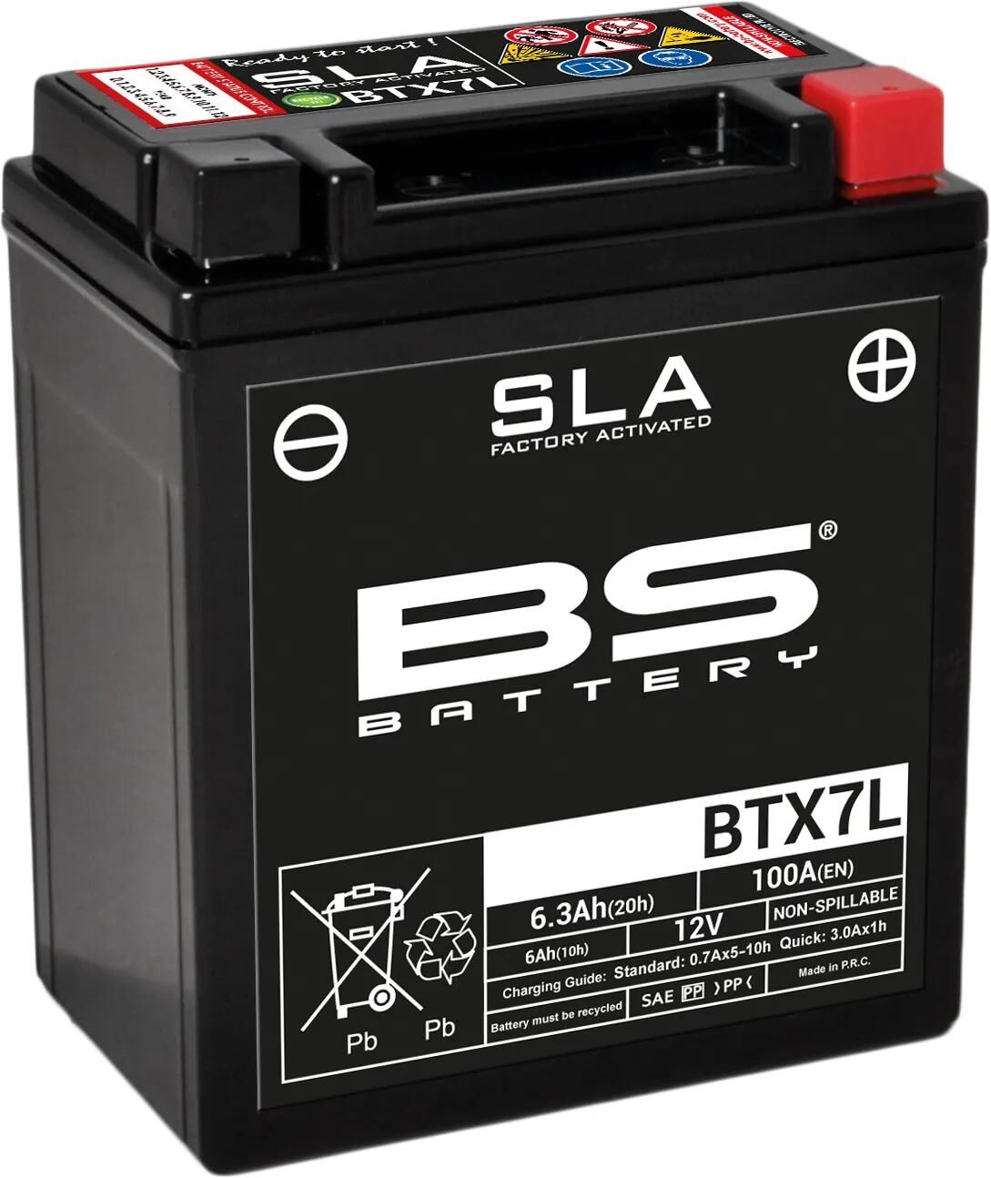 Bs-batteri btx7l btx7l-bs btx7l batteri bs sla