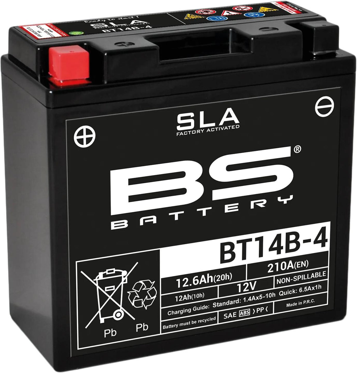 Bs-batteri batteri bt14b-4 batteri bt14b-4 bs sla