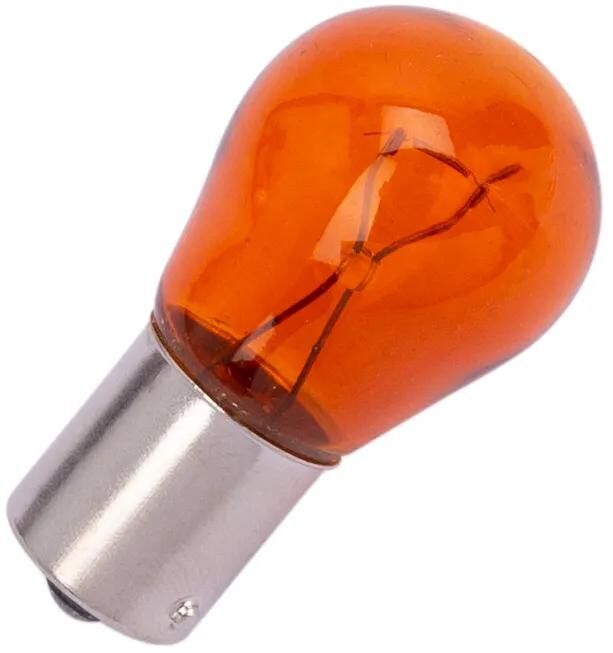 Spahn ball lampe pære 12v 21w ba15s gul
