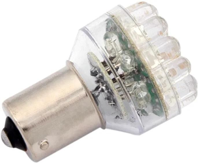 Spahn kuglelampe LED lampe 1156 gerne 12v 21w gul ba15s