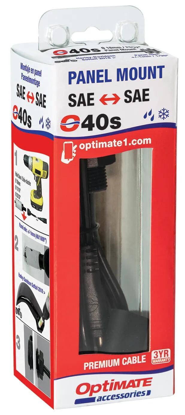 Tecmate tilbehør adapter kabel optimate m. se forbindelsen