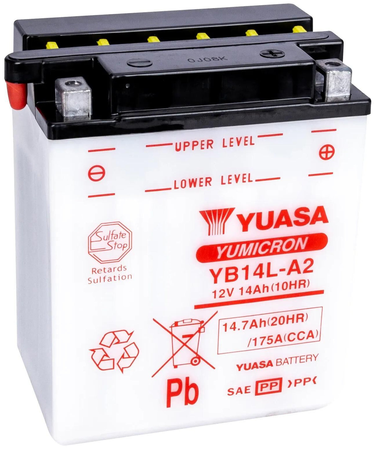 Yuasa batteri yb14l-a2 batteri yb14l-a2 standard uden sp
