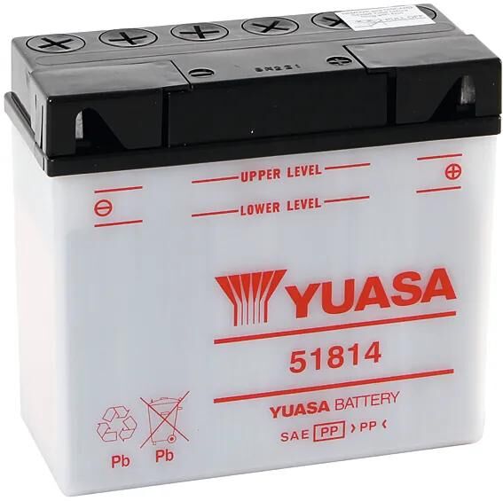 Yuasa batteri 51814 batteri 51814 standard uden sp