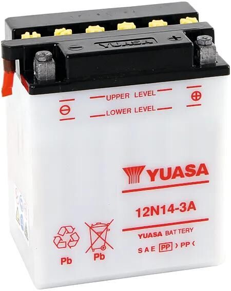 Yuasa batteri 12n14-3a batteri 12n14-3a standard uden sp