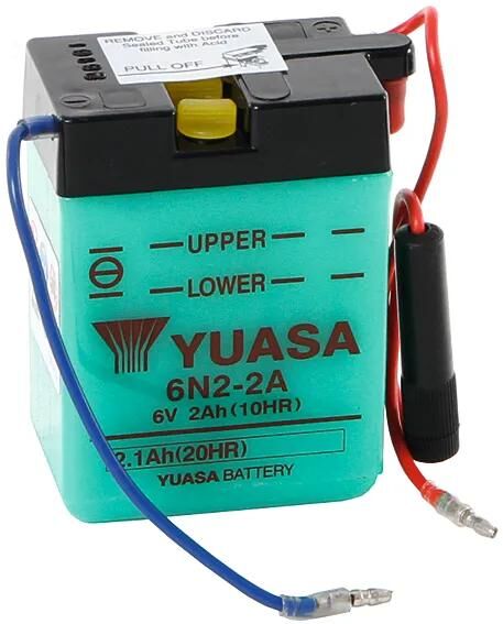 Yuasa batteri 6n2-2a batteri 6n2-2a standard uden sp