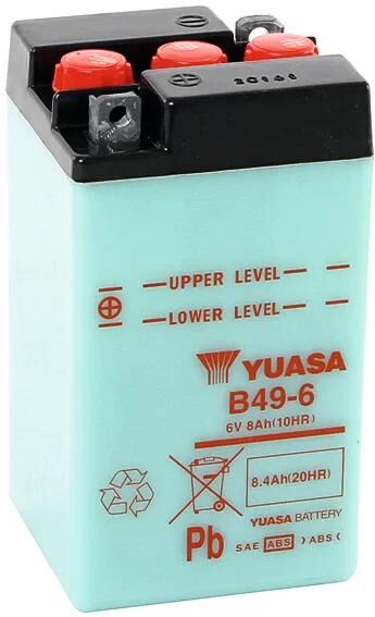 Yuasa batteri b49-6 batteri b49-6 standard uden sp