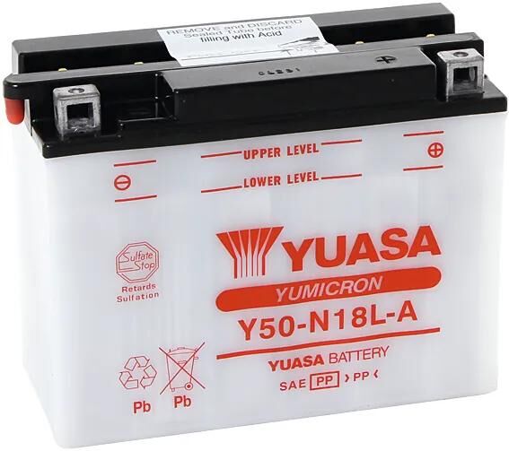 Yuasa batteri y50-n18l-a batteri y50-n18l-a standard uden sp