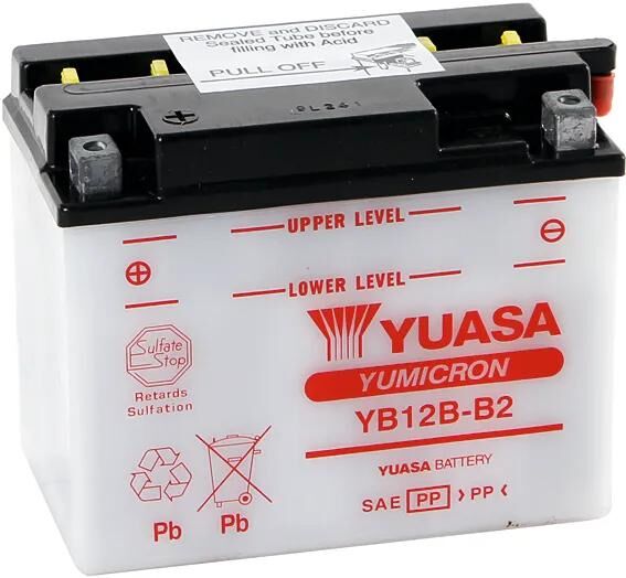 Yuasa batteri yb12b-b2 batteri yb12b-b2 standard uden sp