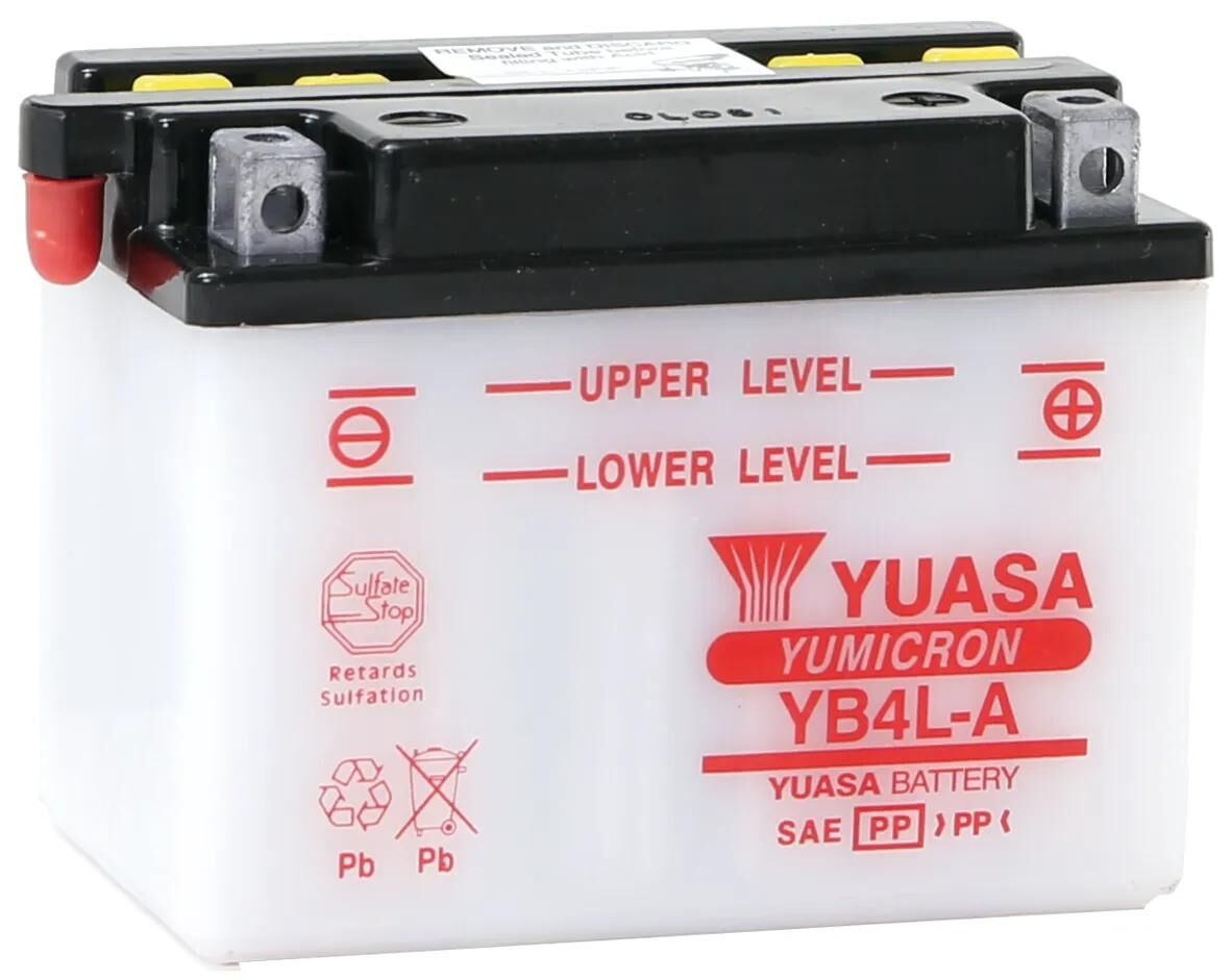 Yuasa batteri yb4l-a batteri yb4l-a standard uden sp