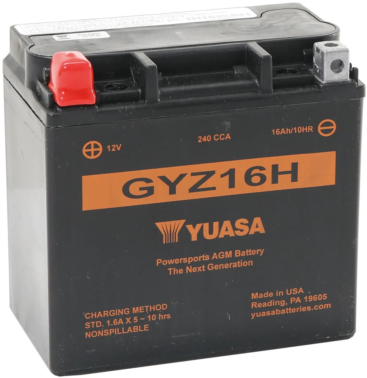 Yuasa batteri gyz16h batteri gyz16h agm