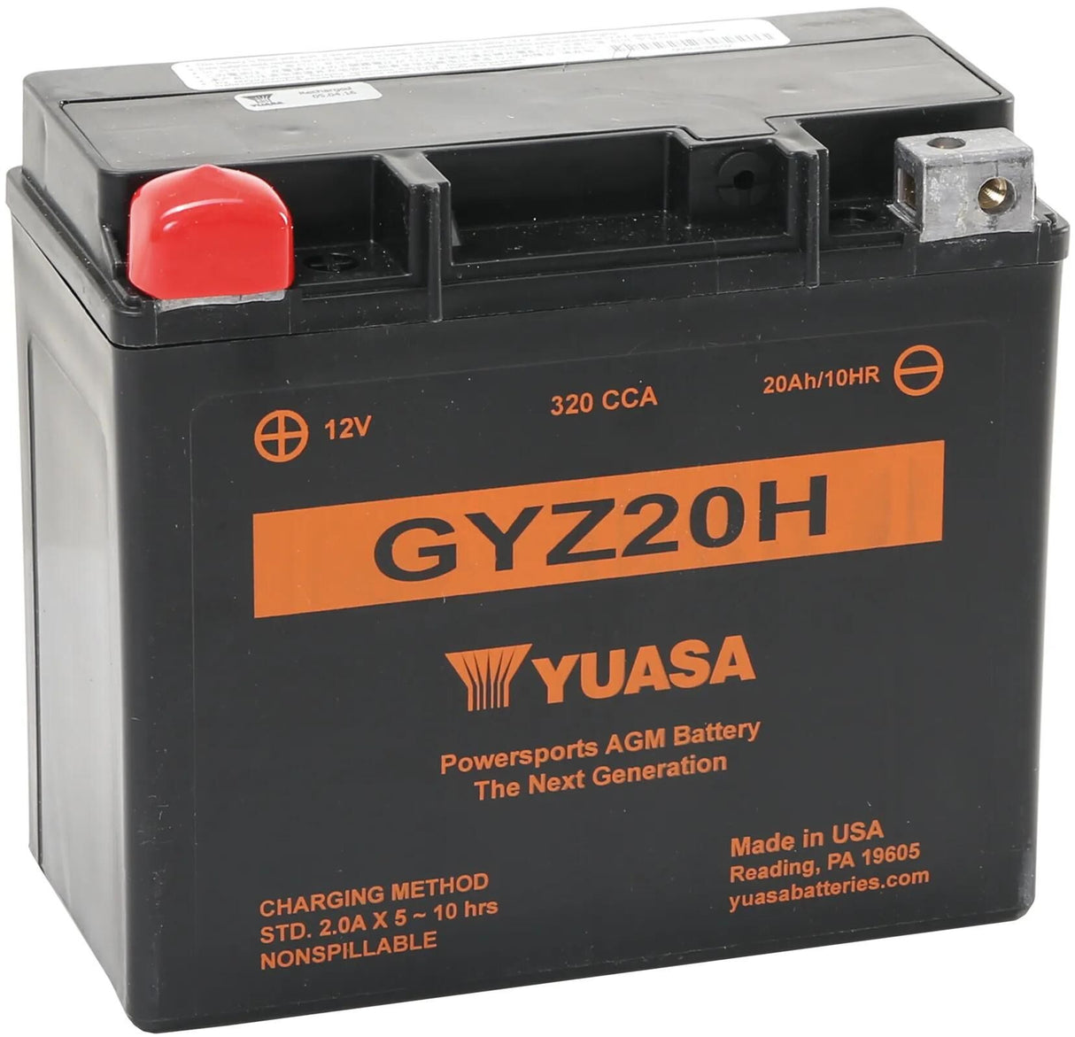 Yuasa batteri gyz20h batteri gyz20h agm