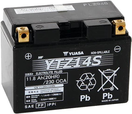 Yuasa batteri ytz14s batteri ytz14s agm