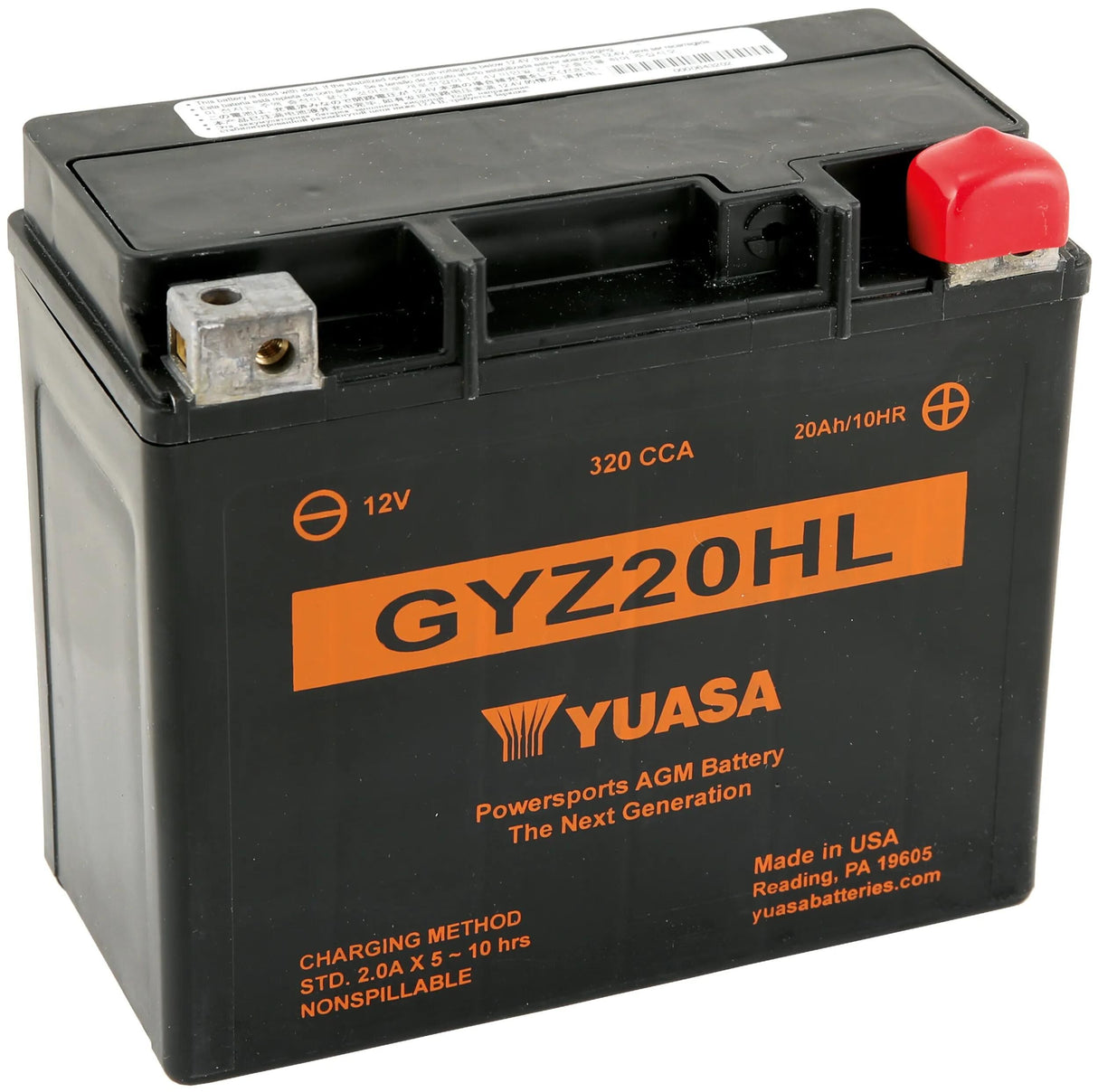 Yuasa batteri gyz20hl batteri gyz20hl agm