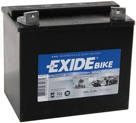 Exide batteri g12-30 batteri g12-30 gel din 52430