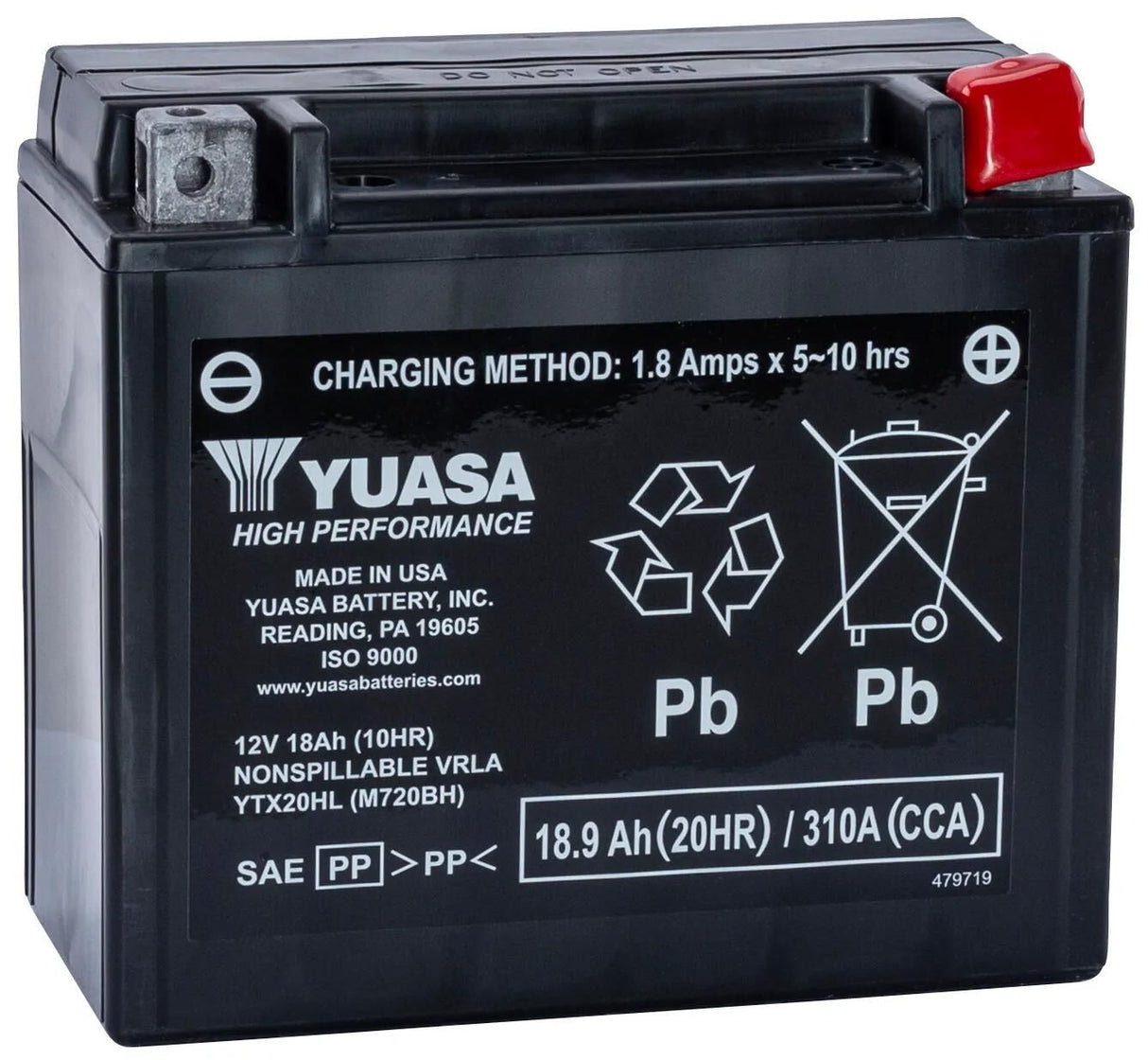 Yuasa batteri ytx20hl ytx20hl-bs batteri ytx20hl agm