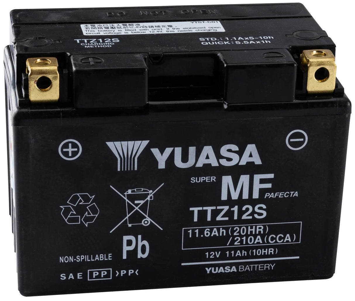 Yuasa batteri ttz12s batteri ttz12s agm