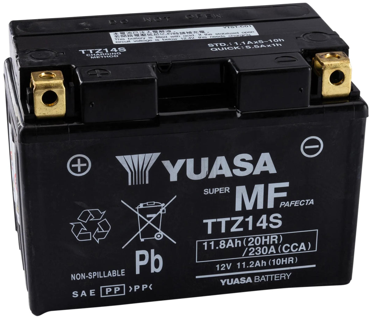 Yuasa batteri ttz14s batteri ttz14s agm
