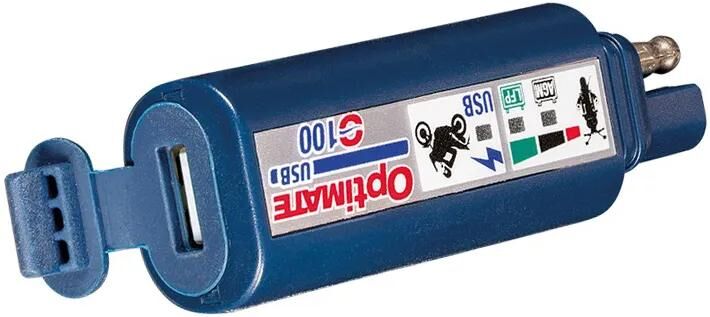 Tecmate USB-oplader O-100 USB-oplader optimal med SAE-tilslutning
