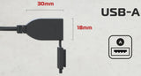 Oxford opladningskabel USB-opladningsenhed oxfor type a 3,0 amp