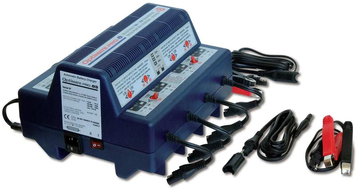 Tecmate batterioplader optimate pro-8 optimate pro-8 oplader