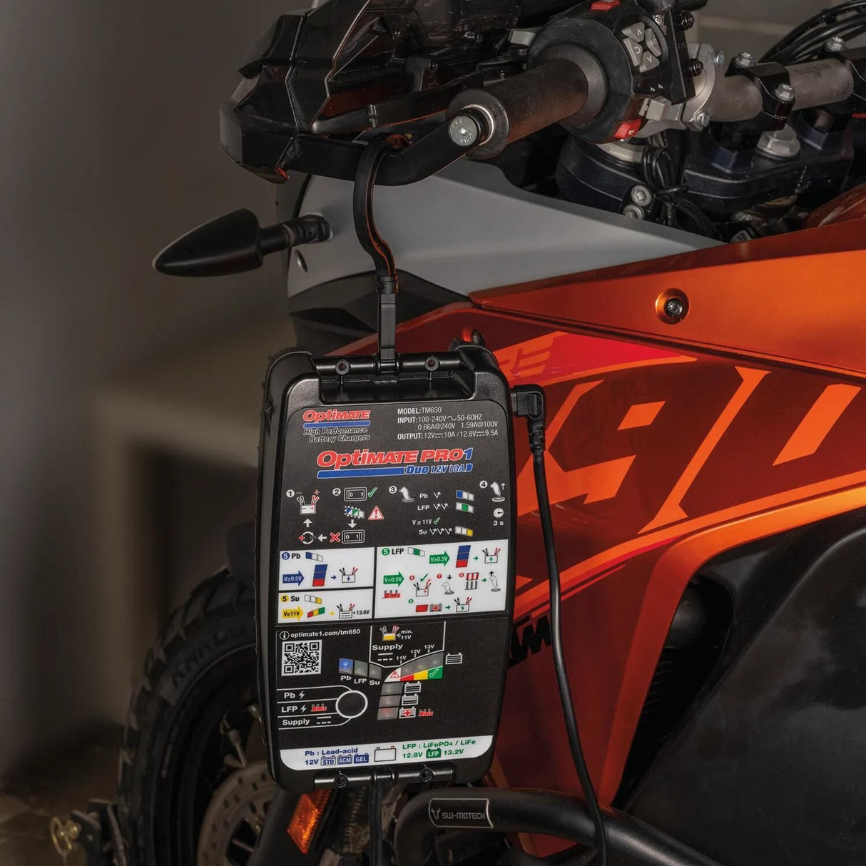 Tecmate batterioplader optimate pro-1 duo optimate pro 1 oplader duo